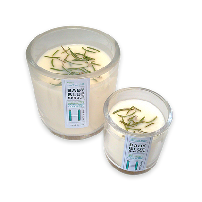 4 oz Baby Blue Spruce Candle