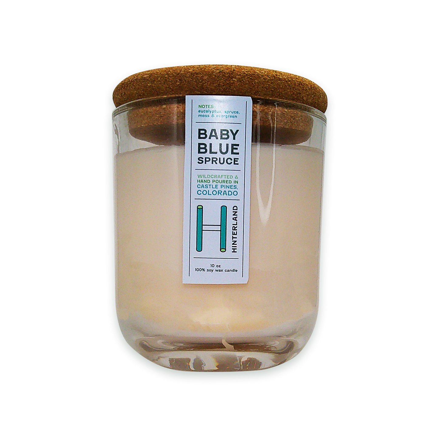10 oz Baby Blue Spruce Candle